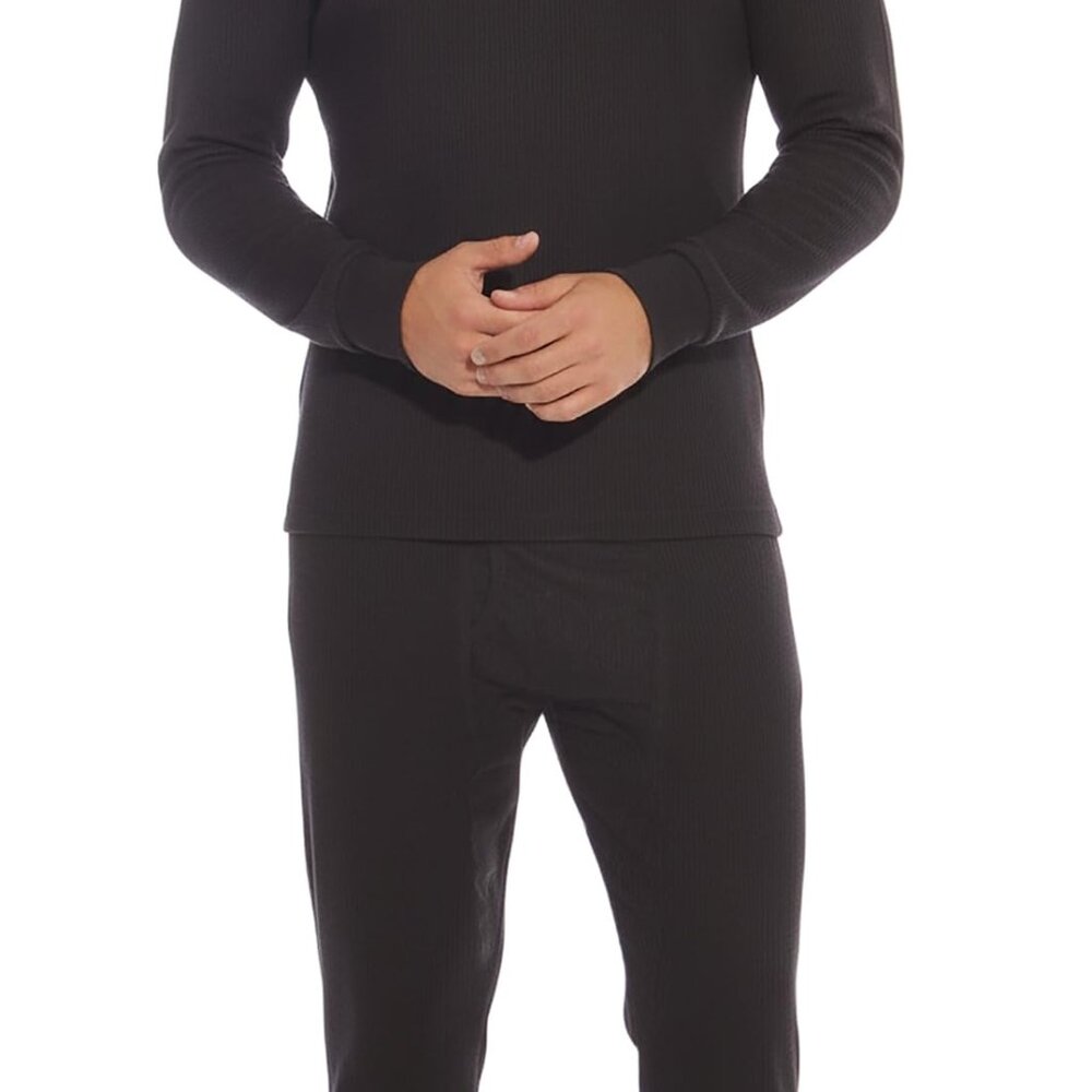 Men's Thermal Underwear Set Cozy Comfort Layering Base Layer Winter Essential